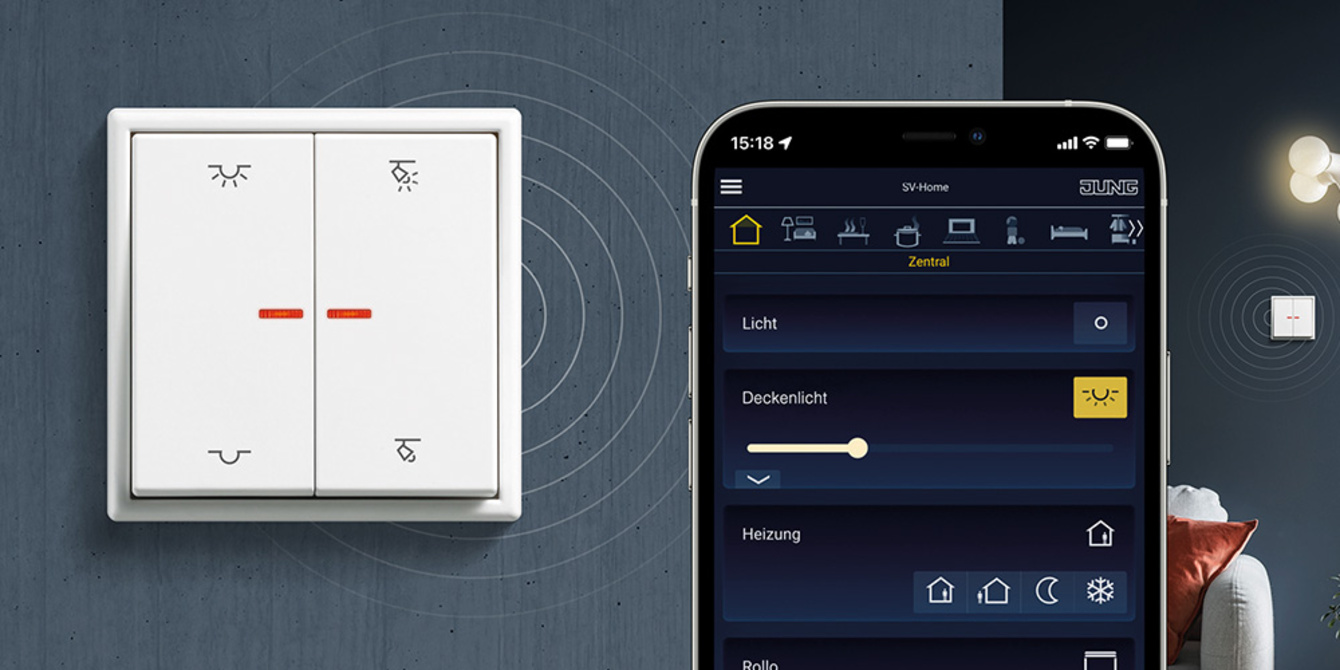 KNX RF Taster bei SK Elektrotechnik in Mutlangen